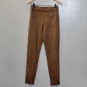 Zara Brown Suede Pants